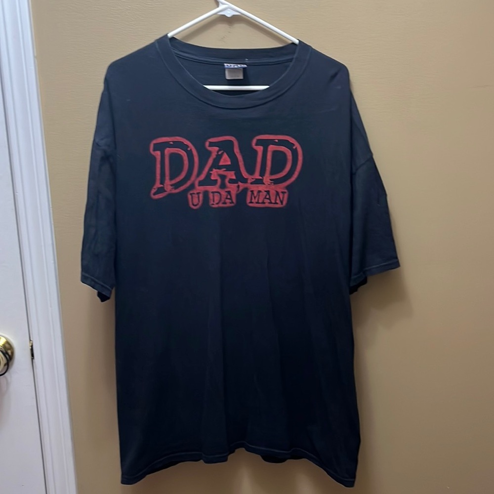 Father's Day Dad U Da Man T-Shirt Size XL(46-48)